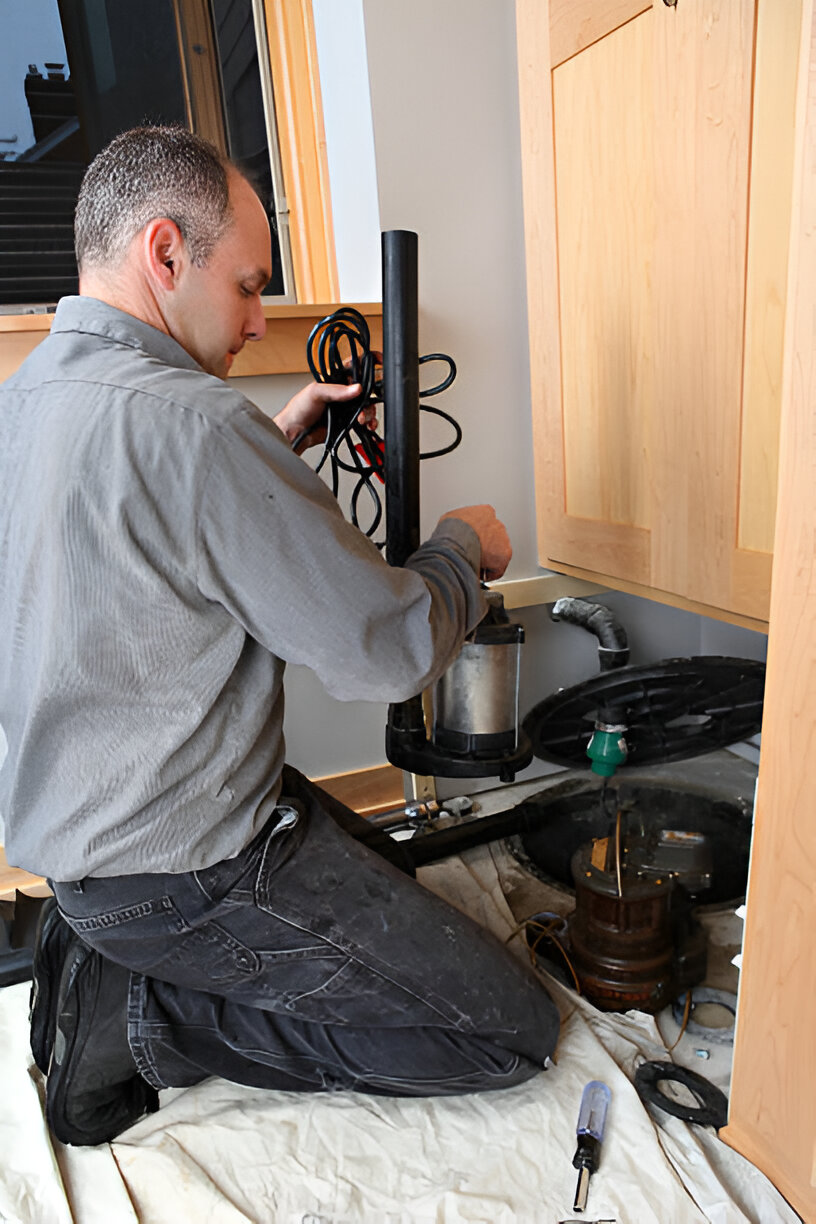 Sump pump repair