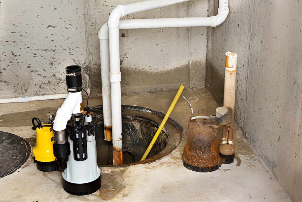 sump pump installation